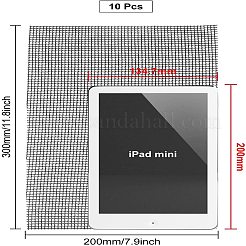 Пластиковые сетчатые подушечки с отверстиями для цветочного горшка AJEW-GA0001-20