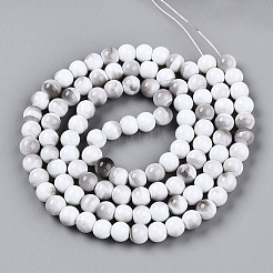 Выпечка окрашенные стеклянные бусины&nbsp;X1-DGLA-N013-8mm-01