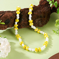 1 нить бусины лэмпворк ручной работы&nbsp;LAMP-TA0001-84F