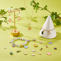 Подвески из сплава эмали 120шт 15 стиля&nbsp;ENAM-SC0003-31