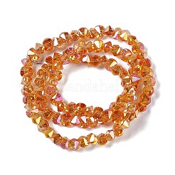 Прозрачные стеклянные бусины гальваническим пряди&nbsp;EGLA-L043-FR01