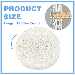 Хлопковая кружевная лента с цветком&nbsp;DIY-WH0568-87