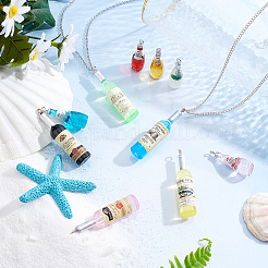 24 шт. 12 больших подвески из смолы&nbsp;RESI-SC0002-09