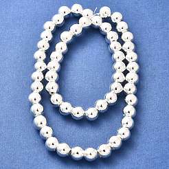 Гальванические нити синтетических магнитных гематитовых бусин&nbsp;G-L613-F01-02D