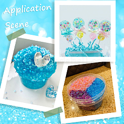 90 г съемные пластиковые бусины&nbsp;DIY-SC0028-25A