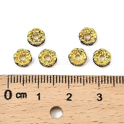 Латунные бусины разделители для поставки стразов&nbsp;RB-A014-L6mm-05G