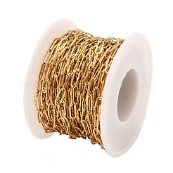 Текстурированные цепочки-скрепки из нержавеющей стали 304&nbsp;CHS-I009-01G