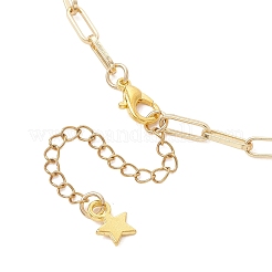 Цепочка из латунных скрепок&nbsp;AJEW-JB01543