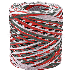 Сегментированные окрашенные шнуры из рафии для поделок своими руками&nbsp;OCOR-WH20020-27E