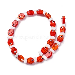 Бусы лэмпворк ручной работы&nbsp;LAMP-G154-07M