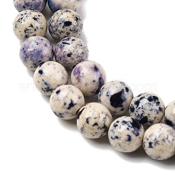 Нити из натурального окрашенного мрамора&nbsp;G-P593-6mm-02