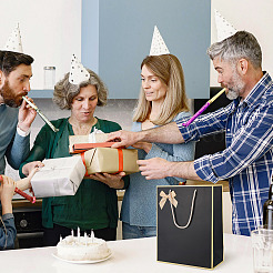 4 шт. прямоугольные бумажные подарочные пакеты&nbsp;AJEW-TA0001-60A