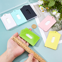 6 шт. 6 стильных акриловых держателя для удостоверений личности&nbsp;AJEW-FH0006-96