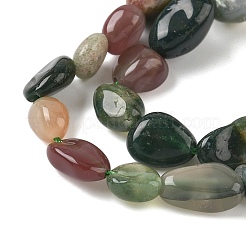 Природные индийский агат бисер пряди самородки&nbsp;G-J335-02