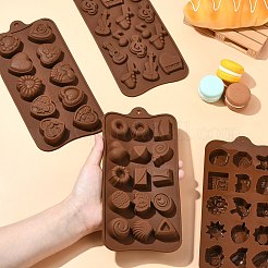 4шт 4 стиля шоколада силиконовая форма своими руками&nbsp;DIY-CJ0006-33