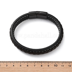 Плетеные браслеты шнур кожаный&nbsp;BJEW-H561-10