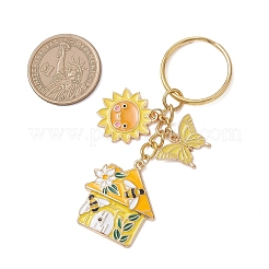 Брелки из цинкового сплава с эмалью&nbsp;KEYC-JKC01460