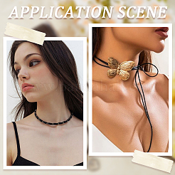 1 рулон круглых плетеных шнуров из коровьей кожи WL-SC0001-01B