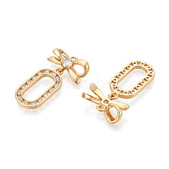 Латунные микро проложить кубического циркония подвески&nbsp;KK-N263-48G