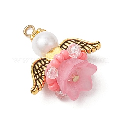 Подвески-ангелы из стеклянных бисеров&nbsp;PALLOY-MZ00713-03