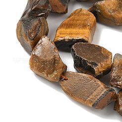 Сырой грубый натуральный тигр глаз бисер прядь&nbsp;LS-G-M453-D10