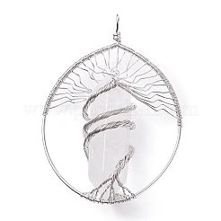 Природный кристалл кварца большие подвески&nbsp;G-F702-02P