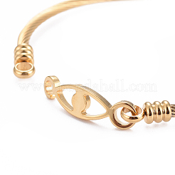 Браслеты из нержавеющей стали 304&nbsp;BJEW-L664-010G