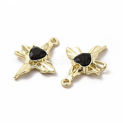 Стеклянные сердечные подвески&nbsp;PALLOY-E024-09G-01