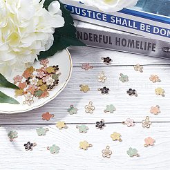 Подвески из эмалевого сплава с покрытием из легкого золота&nbsp;PALLOY-SC0002-42