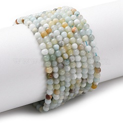 Натуральный цветок амазонитовые бусины пряди&nbsp;G-Z116-A18-3mm