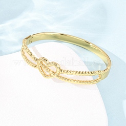 Шарнирные браслеты из нержавеющей стали 304 для женщин&nbsp;BJEW-F527-02G