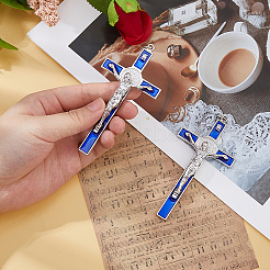 Большие подвески с эмалью из цинкового сплава&nbsp;PALLOY-WH0816-047P-A