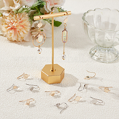 20 шт. 2 цвета латунные крючки для серег&nbsp;KK-BC0014-76B