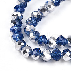 Гальванизируйте прозрачное стекло бисер нитей&nbsp;LS-EGLA-A034-T8mm-M03