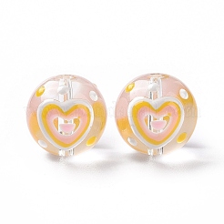 Прозрачные стеклянные бусины&nbsp;LAMP-B021-03A-07