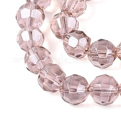 Стеклянные бусины с гальваническим покрытием &nbsp;EGLA-Q129-01A