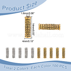 200 шт. 2 цвета бусины из сплава в тибетском стиле&nbsp;FIND-AR0004-82