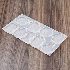 DIY силиконовые Молды для кулонов на тему Хэллоуина&nbsp;HAWE-PW0001-034B