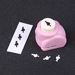 Случайные одноцветные или случайные смешанные цветные мини-наборы пластиковых бумажных перфораторов для скрапбукинга и бумажных поделок&nbsp;LS-AJEW-L051-14