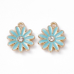 Подвески из сплава и страза&nbsp;PALLOY-P287-01LG-03