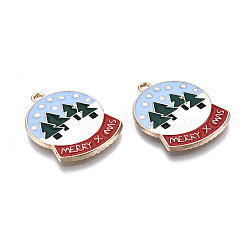 Подвески из экологически чистого сплава с эмалью&nbsp;LS-ENAM-Q437-065-NR