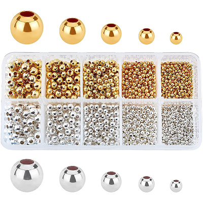 Spacer бисер латунные&nbsp;KK-PH0034-85-WH-1