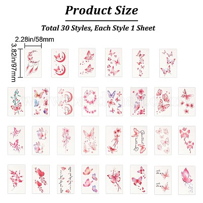 Боди-арт татуировки наклейки&nbsp;MRMJ-WH0070-75A-1