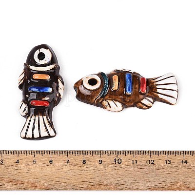 Ручной работы фарфора большие кулоны&nbsp;PORC-T133-37-1