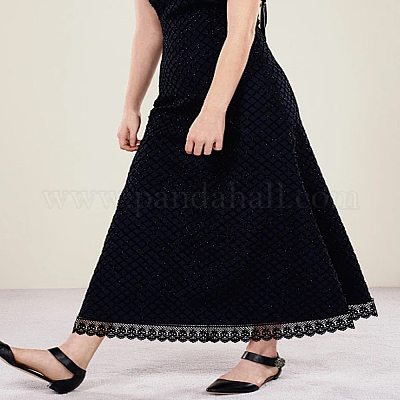 3 ярд полиэфирная цветочная кружевная отделка&nbsp;OCOR-LP0002-30A-1