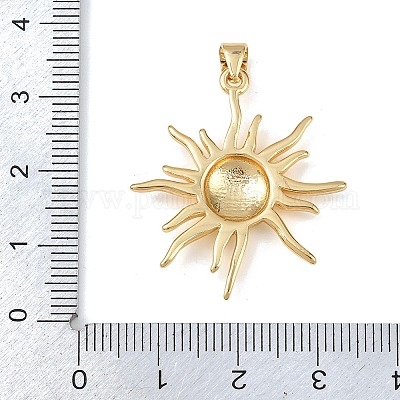 Латунные подвески&nbsp;KK-P341-01C-G-1