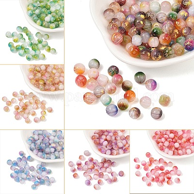 94шт кошачий глаз бусины&nbsp;CE-YW0001-03G-1