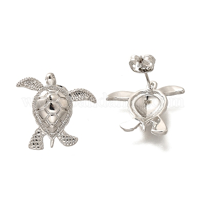 Латунь серьги&nbsp;EJEW-B118-01P-1