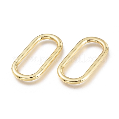 Латунные соединительные колечки&nbsp;KK-L185-44G-1