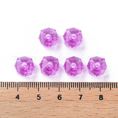 Прозрачные акриловые бусины MACR-S373-51B-B06-1